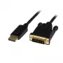 StarTech.com 1 m DisplayPort-zu-DVI-Kabel – 1080p-Video – Aktives DisplayPort-zu-DVI-Adapterkabel – DisplayPort-zu-DVI-D-Kabelkonverter Single Link – DP 1.2 zu DVI Monitorkabel