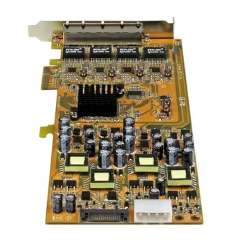 StarTech.com 4-Port-Gigabit-Power-over-Ethernet-PCIe-Netzwerkkarte – PSE / PoE PCI Express NIC – TAA