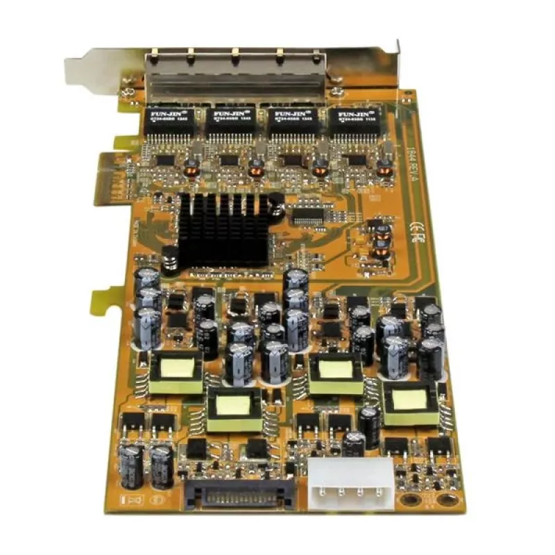 StarTech.com 4-Port-Gigabit-Power-over-Ethernet-PCIe-Netzwerkkarte – PSE / PoE PCI Express NIC – TAA