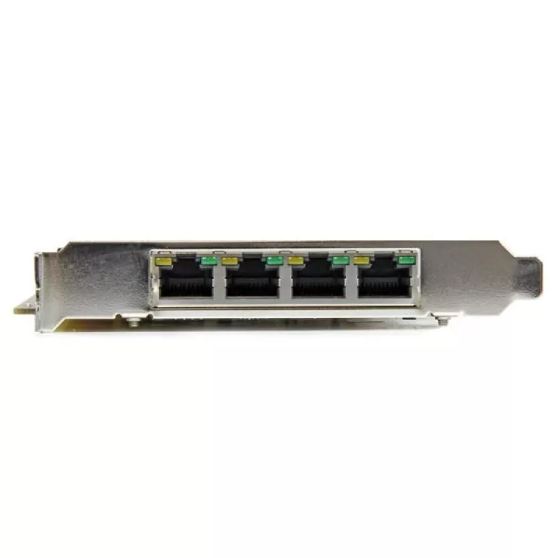 StarTech.com 4-Port-Gigabit-Power-over-Ethernet-PCIe-Netzwerkkarte – PSE / PoE PCI Express NIC – TAA