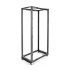 StarTech.com 4-Post 42U Mobiles Open-Frame-Serverrack, Vier-Pfosten 19 Zoll Netzwerkrack mit Rollen, Rollbares Rack mit einstellbarer Tiefe für Computer/AV/Daten/IT-Ausrüstung – Rollen, Nivellierfüße oder Bodenmontage