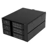 StarTech.com 3-Schacht-Aluminium-Trayless-Hot-Swap-Mobile-Rack-Backplane für 3,5 Zoll SAS II/SATA III – 6 Gbps HDD