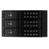 StarTech.com 3-Schacht-Aluminium-Trayless-Hot-Swap-Mobile-Rack-Backplane für 3,5 Zoll SAS II/SATA III – 6 Gbps HDD
