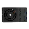 StarTech.com 3-Schacht-Aluminium-Trayless-Hot-Swap-Mobile-Rack-Backplane für 3,5 Zoll SAS II/SATA III – 6 Gbps HDD