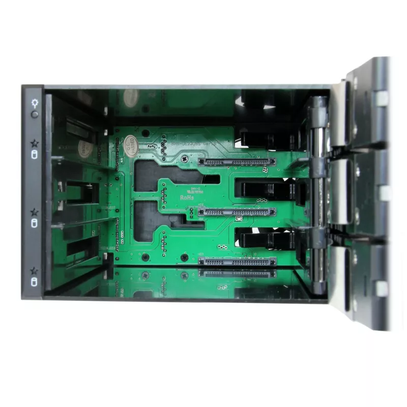 StarTech.com 3-Schacht-Aluminium-Trayless-Hot-Swap-Mobile-Rack-Backplane für 3,5 Zoll SAS II/SATA III – 6 Gbps HDD