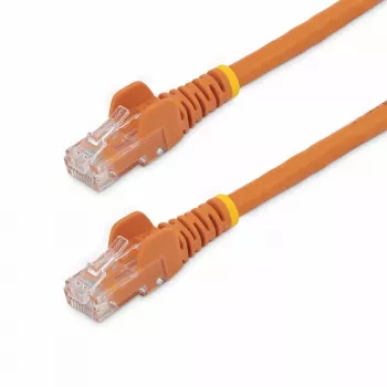 StarTech.com 3m CAT6 Ethernet-Kabel – Orange CAT 6 Gigabit Ethernet-Draht – 250 MHz 100W PoE RJ45 UTP Netzwerk-/Patchkabel, rastnasenfrei mit Zugentlastung, einzeln getestet
