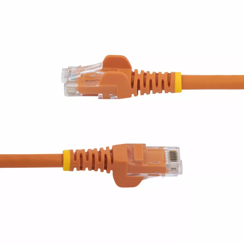 StarTech.com 3m CAT6 Ethernet-Kabel – Orange CAT 6 Gigabit Ethernet-Draht – 250 MHz 100W PoE RJ45 UTP Netzwerk-/Patchkabel, rastnasenfrei mit Zugentlastung, einzeln getestet