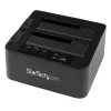 StarTech.com Dual Bay Festplatten-Duplizierer, Standalone USB 3.0 (5 Gbit/s) / eSATA zu 2,5/3,5 Zoll SATA III HDD/SSD Kloner/Kopierer, Festplatten-Dockingstation, Festplattenkloner