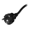 StarTech.com 2m (6ft) Computer-Stromkabel, 16AWG, EU Schuko auf C19, 16A 250V, Schwarz Ersatz-AC-Netzkabel, Drucker-Netzkabel, PC-Netzteilkabel, Monitor-Netzkabel – UL-gelistet