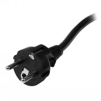 StarTech.com 2m (6ft) Computer-Stromkabel, 16AWG, EU Schuko auf C19, 16A 250V, Schwarz Ersatz-AC-Netzkabel, Drucker-Netzkabel, PC-Netzteilkabel, Monitor-Netzkabel – UL-gelistet