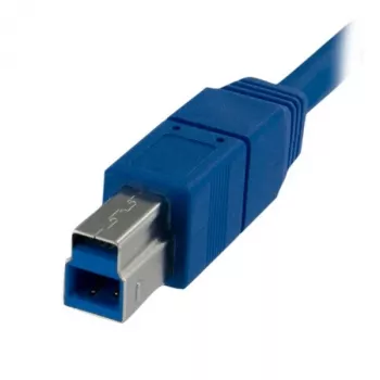 StarTech.com 1m SuperSpeed USB 3.0 Kabel A zu B - M/M, 1 m, USB A, USB B, USB 3.2 Gen 1 (3.1 Gen 1), Male/Male, Blau