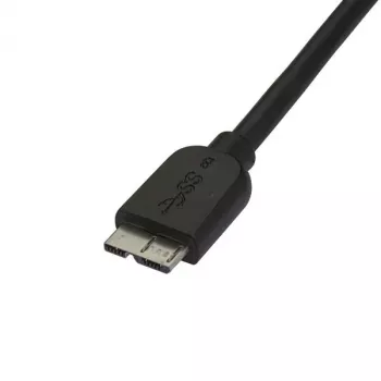 StarTech.com schlank Micro USB 3.0 Kabel – M/M – 0,5 m (20 Zoll), 0,5 m, USB A, Micro-USB B, USB 3.2 Gen 1 (3.1 Gen 1), Stecker/Stecker, Schwarz