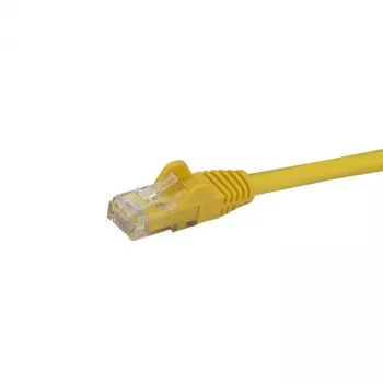 StarTech.com 2m CAT6 Ethernet-Kabel – Gelb, CAT 6 Gigabit-Ethernet-Kabel – 250 MHz, 100 W PoE, RJ45, UTP-Netzwerk-/Patchkabel, rastnasenschutz mit Zugentlastung, einzeln geprüft