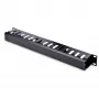 StarTech.com Horizontales 1U Server-Rack-Kabelmanagement-Fingerkanal mit Abdeckung – 19 Zoll Netzwerk-Rack-Kabelkanal-Verkleidungspanel – geschlitzter Kabelkanal
