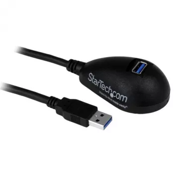 StarTech.com 5 ft Schwarz Desktop SuperSpeed USB 3.0 Extension Kabel - A to A M/F