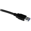 StarTech.com 5 ft Schwarz Desktop SuperSpeed USB 3.0 Extension Kabel - A to A M/F
