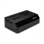 StarTech.com 4-Bay USB 3.0 SATA Festplatten-Dockingstation, USB Festplatten-Dock, externes 2,5/3,5 Zoll SATA III SSD/HDD Dockingstation, Hot-Swap-Festplattenschacht, Top-Loading