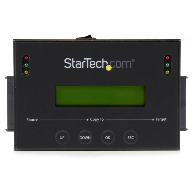 StarTech.com 1:1 Standalone-Festplatten-Duplikator mit Disk-Image-Manager für Backup und Wiederherstellung, mehrere Disk-Images auf einem 2,5/3,5-Zoll-SATA-Laufwerk speichern, HDD/SSD-Kloner, kein PC erforderlich