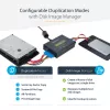 StarTech.com 1:1 Standalone-Festplatten-Duplikator mit Disk-Image-Manager für Backup und Wiederherstellung, mehrere Disk-Images auf einem 2,5/3,5-Zoll-SATA-Laufwerk speichern, HDD/SSD-Kloner, kein PC erforderlich