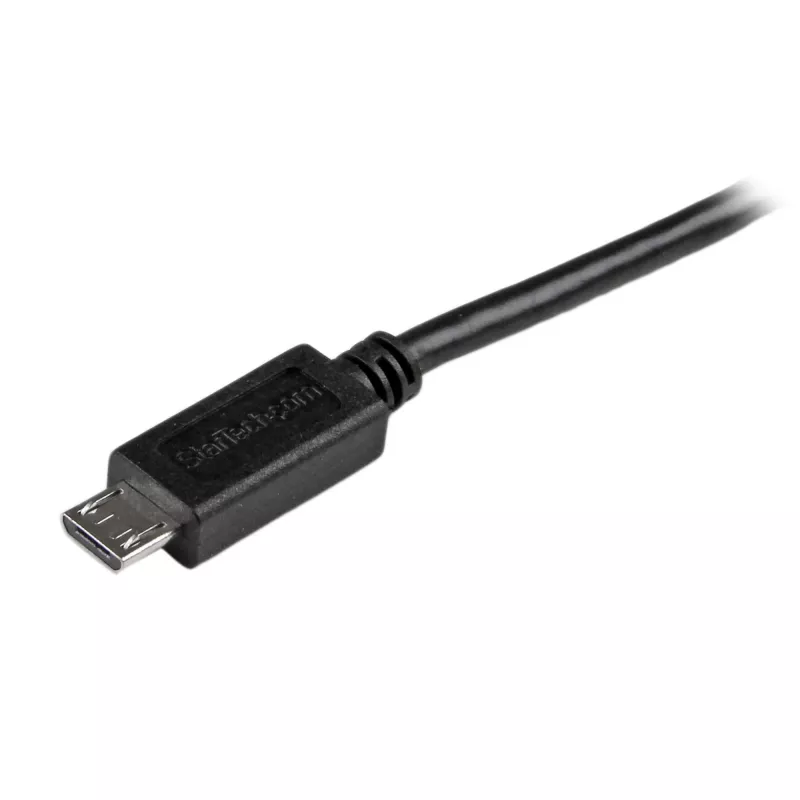 StarTech.com Micro-USB-Kabel – M/M – 2 m, 2 m, USB-A, Micro-USB-B, USB 2.0, 0,48 Gbit/s, Schwarz