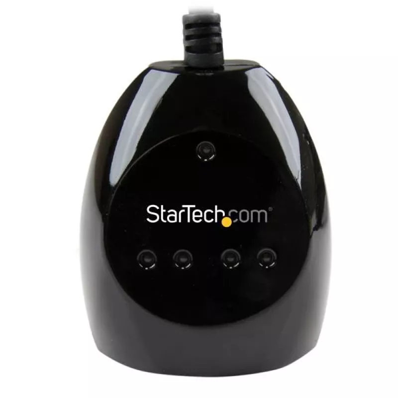 StarTech.com 15 m aktives USB 2.0-Kabel mit 4-Port-Hub, USB 2.0, 480 Mbit/s, Schwarz, 15 m, 110 – 240 V, 5 V