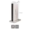 StarTech.com Dual-Monitor USB 3.0 Dockingstation mit DVI und vertikalem Ständer