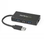 StarTech.com 3-Port tragbarer USB 3.0 Hub mit Gigabit Ethernet - Aluminium mit integriertem Kabel~3-Port tragbarer USB 3.0 Hub mit Gigabit Ethernet - 5 Gbit/s - Aluminium mit integriertem Kabel