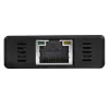 StarTech.com 3-Port tragbarer USB 3.0 Hub mit Gigabit Ethernet - Aluminium mit integriertem Kabel~3-Port tragbarer USB 3.0 Hub mit Gigabit Ethernet - 5 Gbit/s - Aluminium mit integriertem Kabel