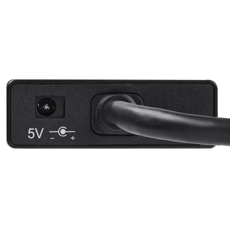 StarTech.com 3-Port tragbarer USB 3.0 Hub mit Gigabit Ethernet - Aluminium mit integriertem Kabel~3-Port tragbarer USB 3.0 Hub mit Gigabit Ethernet - 5 Gbit/s - Aluminium mit integriertem Kabel