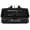 StarTech.com 2-Port USB VGA Kabel-KVM-Switch – USB-gespeist mit Fernumschalter