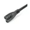 StarTech.com 3ft (1m) UK Laptop-Netzkabel, BS 1363 auf C7, 2,5A 250V, 18AWG, Schwarz, UK Laptop-Ersatzkabel, Drucker-Netzkabel, AC Laptop-Ladekabel, Laptop-Netzteilkabel
