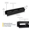 StarTech.com Horizontales 2U-Serverrack-Kabelmanagement-Fingerkanal mit Abdeckung – 19-Zoll-Netzwerkrack-Kabelkanalplatte – Geschlitzter Kabelkanal