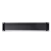 StarTech.com Horizontales 2U-Serverrack-Kabelmanagement-Fingerkanal mit Abdeckung – 19-Zoll-Netzwerkrack-Kabelkanalplatte – Geschlitzter Kabelkanal