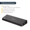 StarTech.com USB 3.0 Dockingstation Dual-Monitor mit HDMI & 4K DisplayPort – USB 3.0 auf 4x USB-A, Ethernet, HDMI und DP – Universelle USB-Typ-A-Laptop-Dockingstation für Mac & Windows