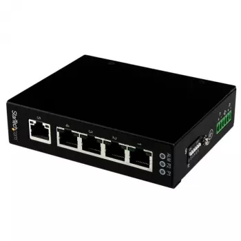StarTech.com 5-Port Unmanaged Industrial Gigabit Ethernet Switch – DIN-Schiene / wandmontierbar