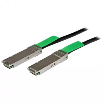 StarTech.com MSA-konformes QSFP+ Direct-Attach Twinax-Kabel – 2 m (6,6 ft)~MSA Uncoded Kompatibel 2m 40G QSFP+ zu QSFP+ Direct Attach Breakout-Kabel Twinax – 40 GbE QSFP+ Kupfer-DAC 40 Gbps stromsparendes passives Transceiver-Modul DAC