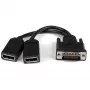 StarTech.com 20 cm DMS-59 auf Dual DisplayPort Adapterkabel - 4K x 2K Video