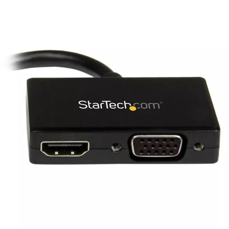 StarTech.com Travel A/V Adapter: 2-in-1 Mini DisplayPort auf HDMI oder VGA Konverter