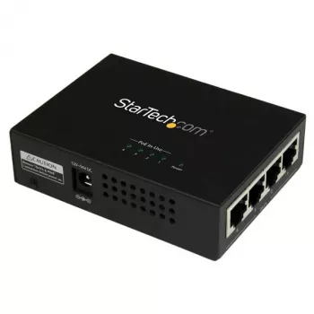 StarTech.com 4-Port Gigabit Midspan – PoE+ Injektor – 802.3at/af