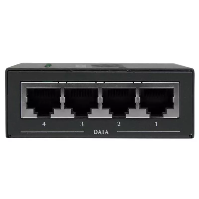 StarTech.com 4-Port Gigabit Midspan – PoE+ Injektor – 802.3at/af