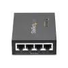 StarTech.com 4-Port Gigabit Midspan – PoE+ Injektor – 802.3at/af