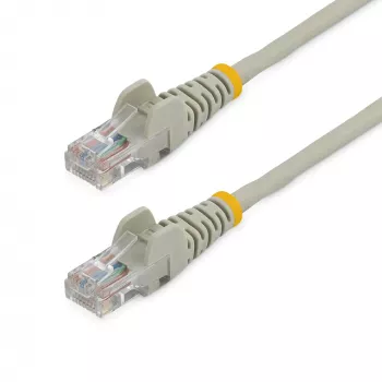 StarTech.com Cat5e Patchkabel mit rastnasenfreien RJ45-Steckern – 1 m, Grau