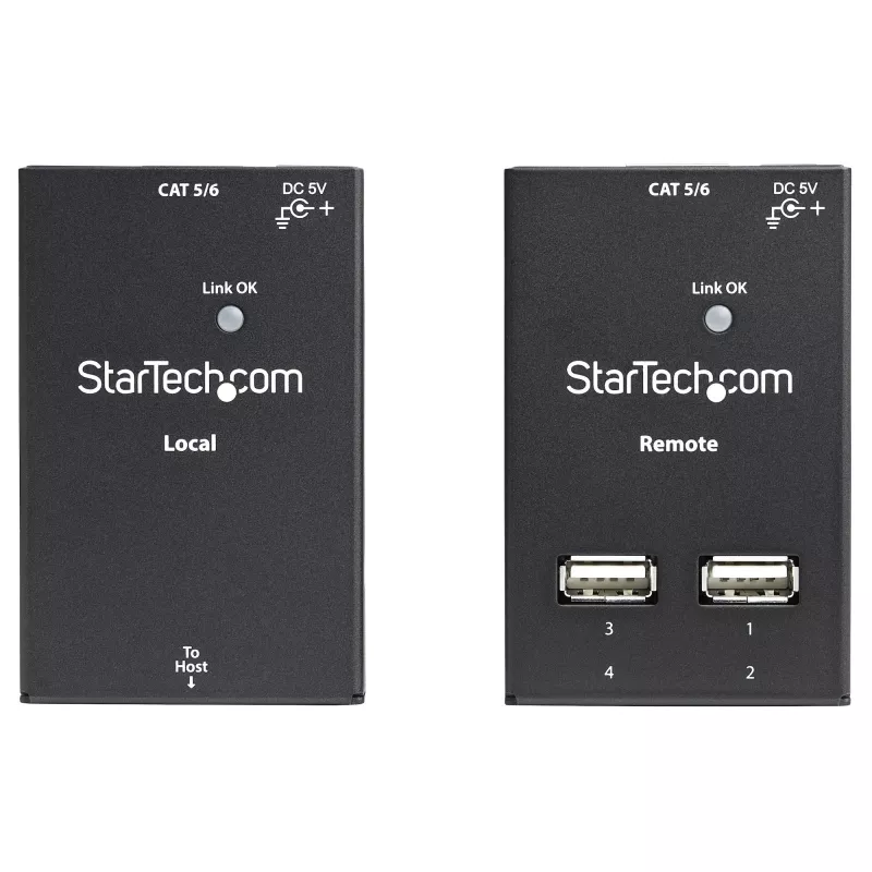 StarTech.com 4-Port USB 2.0-über-Cat5-oder-Cat6-Extender – 130 ft (40 m)