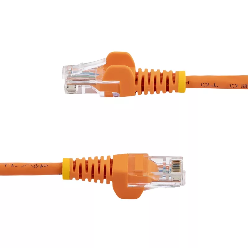 StarTech.com Cat5e Patchkabel mit rastnasenschutzlosen RJ45-Steckern – 3 m, Orange