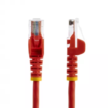 StarTech.com Cat5e Patchkabel mit snagless RJ45 Steckern - 3m, Rot