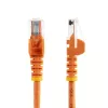 StarTech.com Cat5e Patchkabel mit Snagless RJ45-Steckern – 2 m, Orange