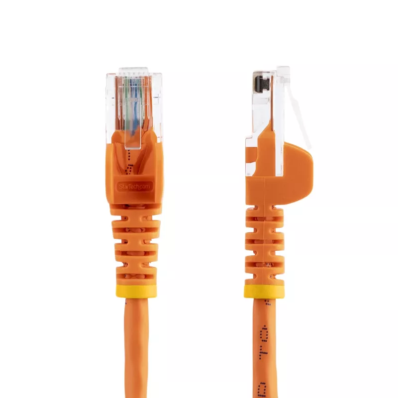StarTech.com Cat5e Patchkabel mit Snagless RJ45-Steckern – 2 m, Orange