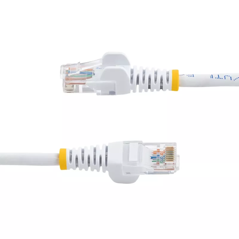 StarTech.com Cat5e Patchkabel mit rastnasenschutzfreien RJ45-Steckern – 2 m, Weiß