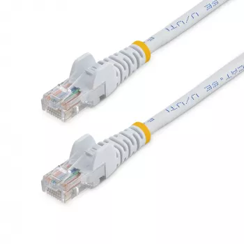 StarTech.com Cat5e Patchkabel mit snagless RJ45-Steckern - 1m, Weiß