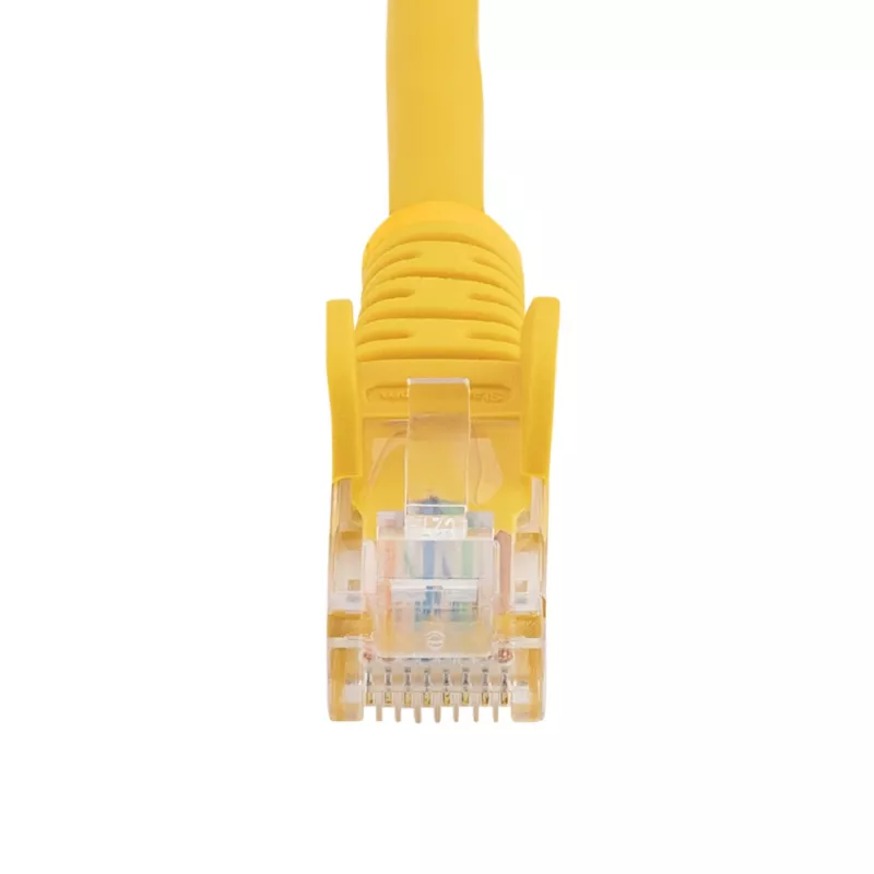 StarTech.com Cat5e Patchkabel mit knickschutztüllenlosen RJ45-Steckern – 1 m, Gelb